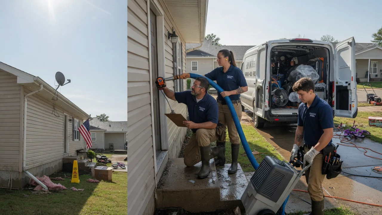 Ceiling Water Damage Restoration in Cambridge, NE near me
